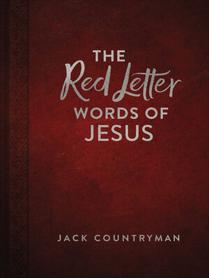 cover image of The Red Letter Words of Jesus
